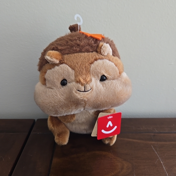Brown and Tan Stuffed Squirrel Toy - Picture 1 of 5